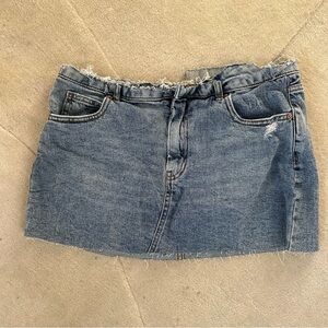 Denim Mini Skirt